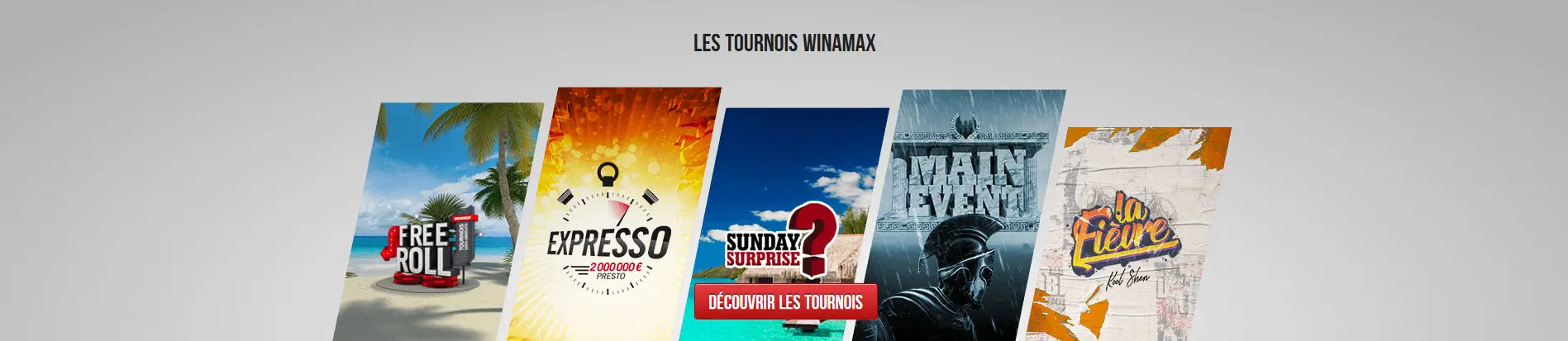 Tournois de casino en ligne en France avec code promotionnel Winamax